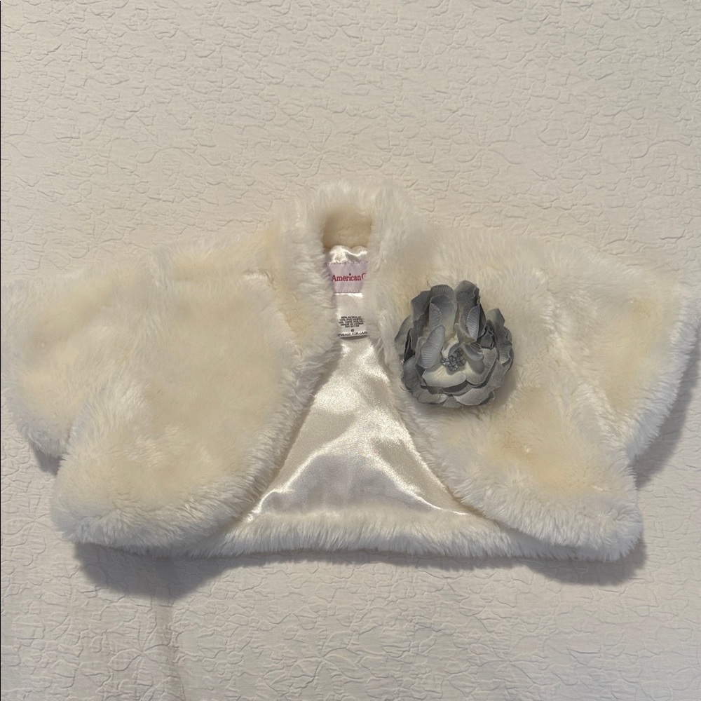 American Girl off-white Shrug Size 6